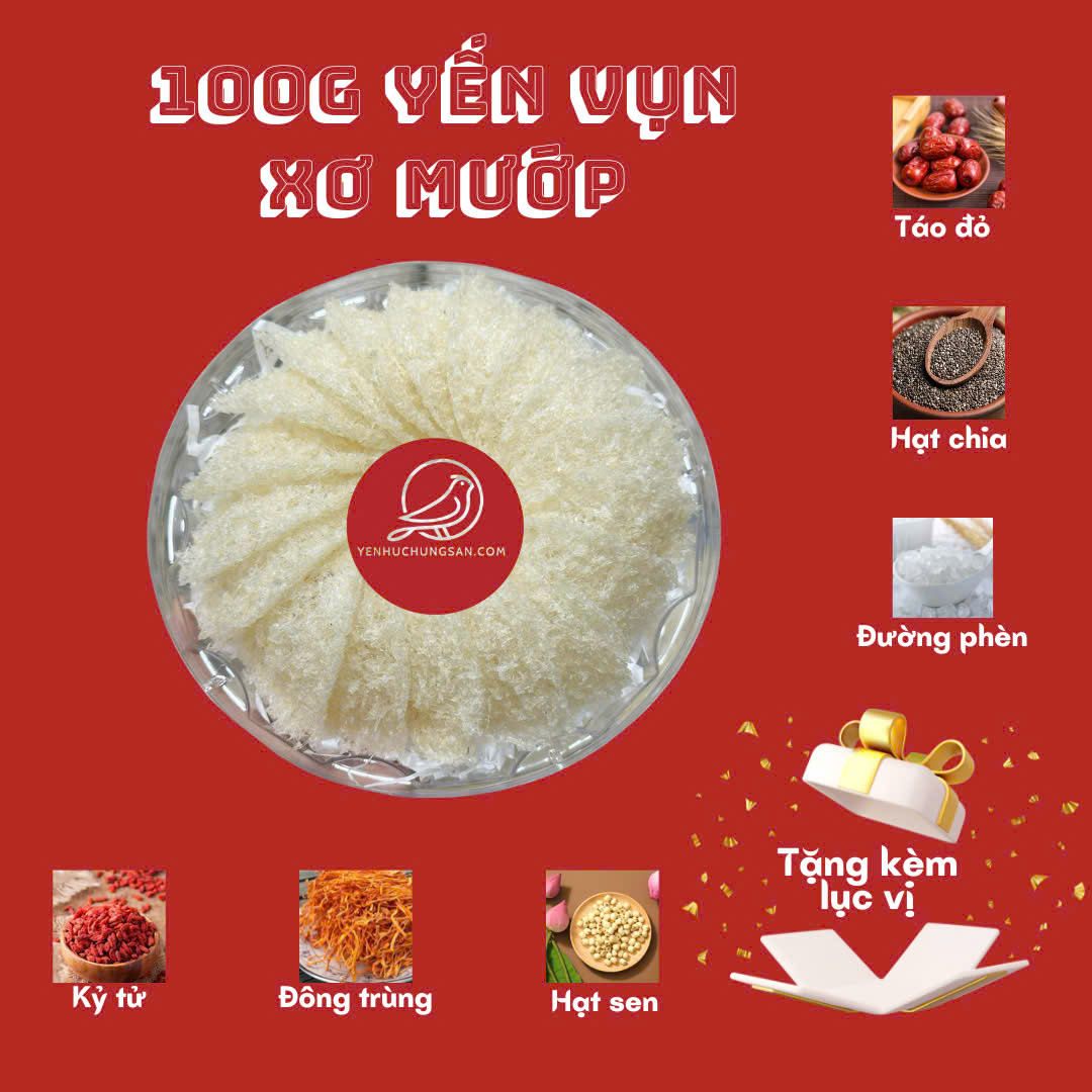 Yến xơ mướp tinh chế